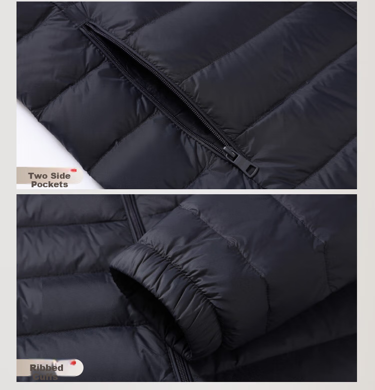 SNOWFLYING Autumn And Winter Men's down Jacket, Lightweight Short Hooded Puffer Casual Warm Windproof Coat for Men And Wome 11