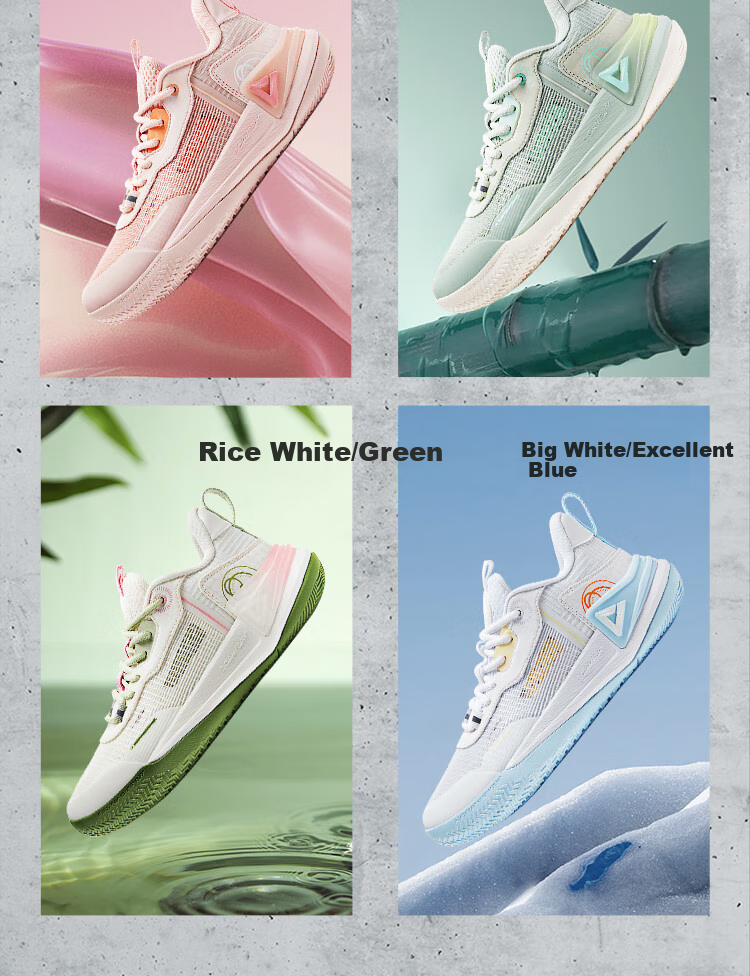 PEAK Taiji Youxia 2.0 Basketball Shoes for Women, Spring And Autumn Soft-Soled Shock-Absorbing Practical Basketball Shoes, Women's Sports Shoes DA410028 18