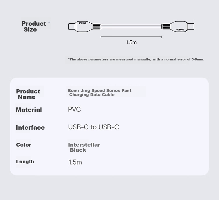 Baseus Little Ice GaN Charger 100W High Power Fast Charger for Apple 17 Xiaomi Huawei Phones MacBook Neo Laptop Plug Black 7