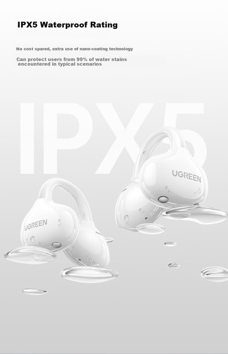 UGREEN Bluetooth Earphones S8 Clip-On Active Noise Cancelling Open Bone Conduction Concept Sports Commuting Wireless Gaming AI Translation Earphones for Apple Huawei Xiaomi 33