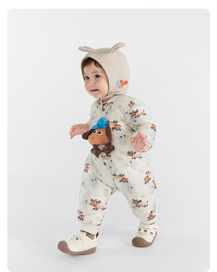 BALABALA Baby Toddler Down Jacket One-Piece Winter Outfit Baby Clothes Outdoor [Mall Same Style] 200425120201 4