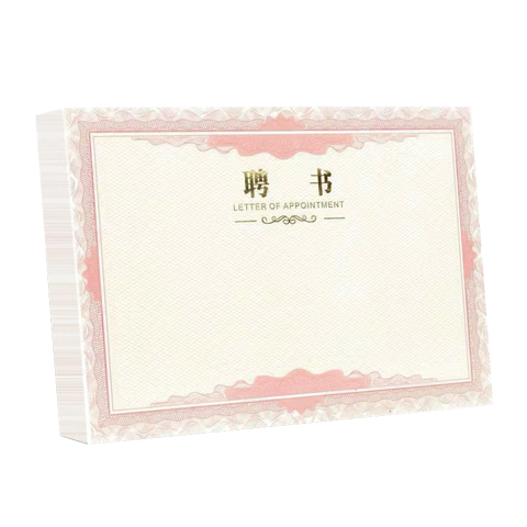 Elifo 12K Appointment Letter Inner Pages A4 Refill Paper Invitation Certificate Appointment Certificate 12K Inner Pages 10 Sheets Pack