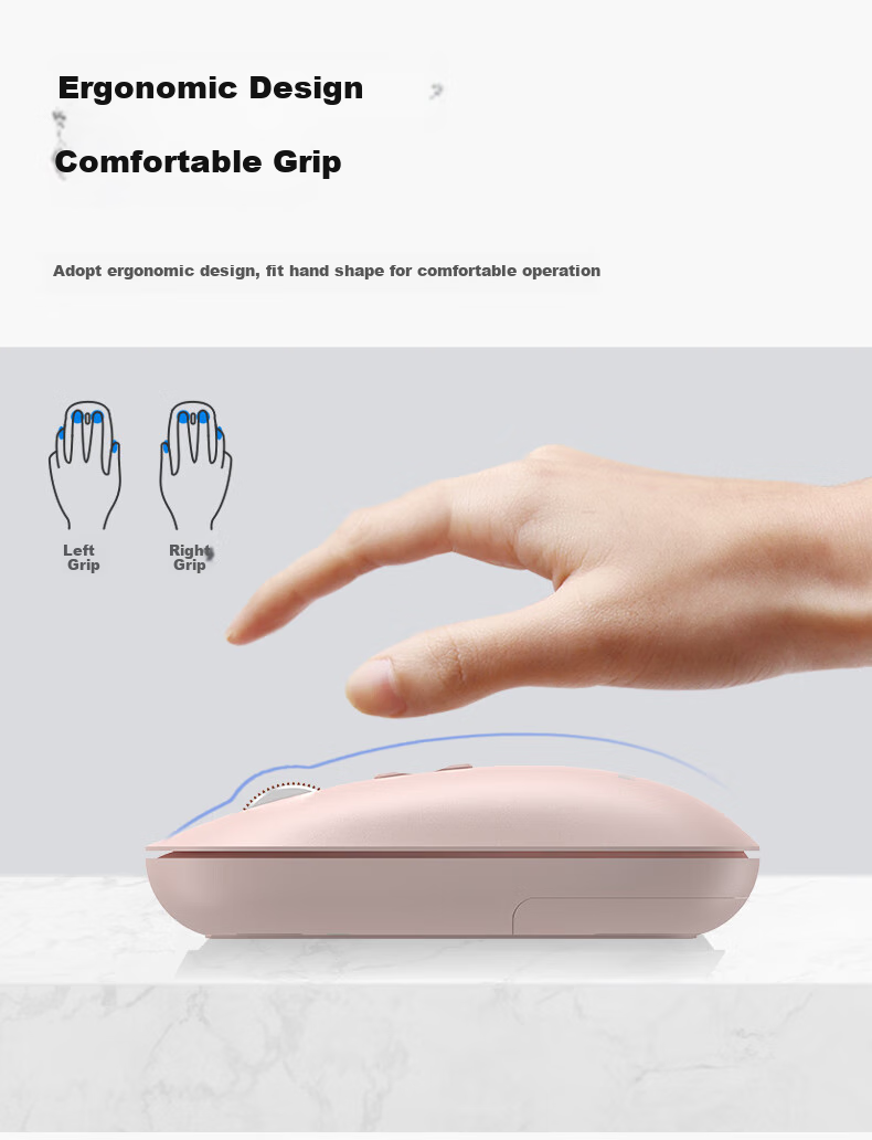 PHILIPS SPK7538 Wireless Bluetooth Mouse Multi-Device Connection Quiet Office Mouse Ergonomic for Apple Mac Desktop Computer Laptop Universal Enterprise Procurement White 1