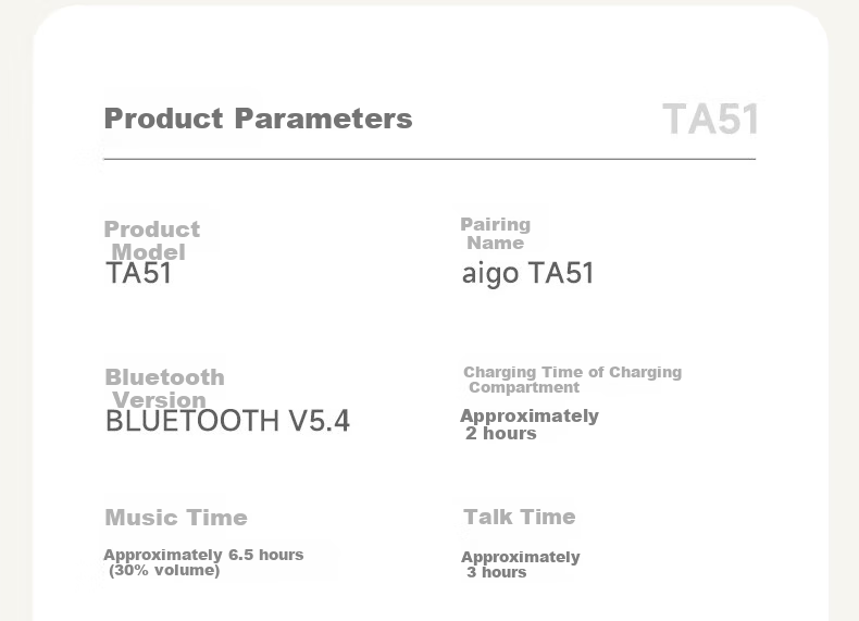 Aigo TWS Wireless Bluetooth Earphones [Bluetooth 5.4] Compact And Stylish, Strong Sound Quality for E-Sports Gaming, Blue 16
