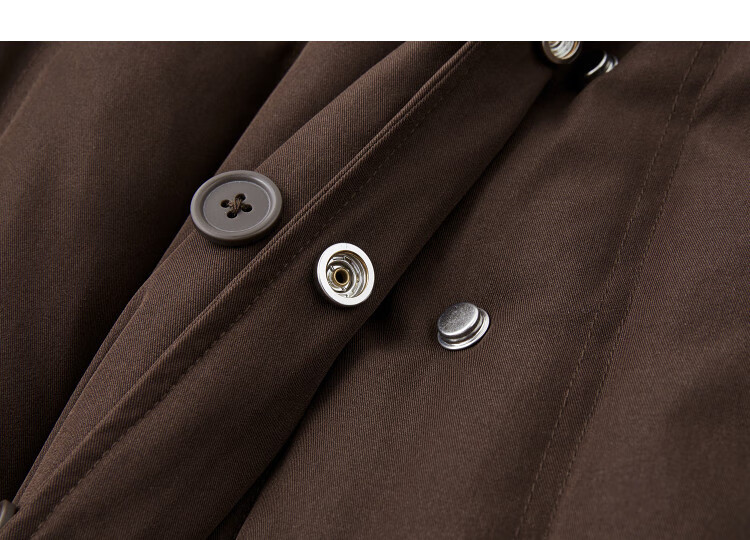 Demana [90% Duck Down] Winter V-Neck Four-Layer Curved Quilted Short Adjustable Hem Loose Down Jacket 4