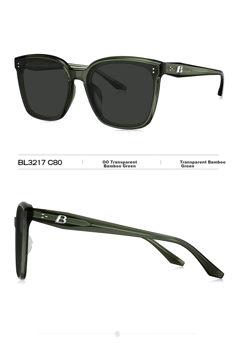 BOLON Sunglasses for Men And Women, Polarized Versatile UV Protection Square Sunglasses BL3217 C11-Translucent Gray 4