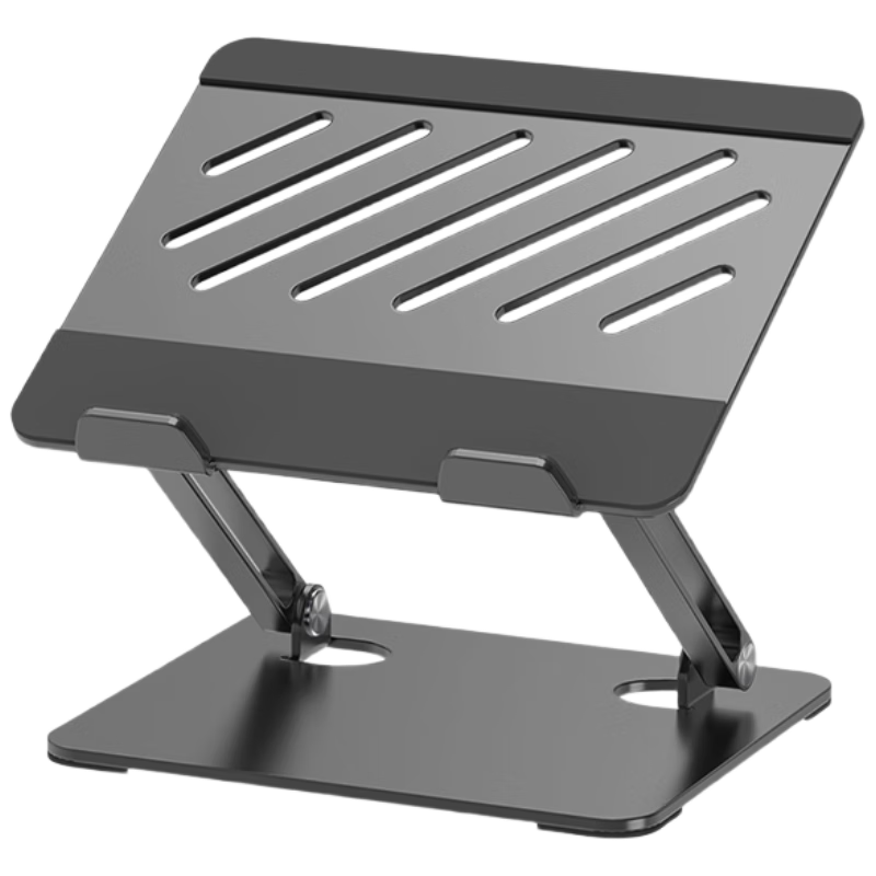 ATSCORE Laptop Stand, Computer Cooling Pad, Adjustable Height Suspended Tablet Holder, Multi-Angle Angle Bracket, Improves Low-Head Office Desk Raising Base