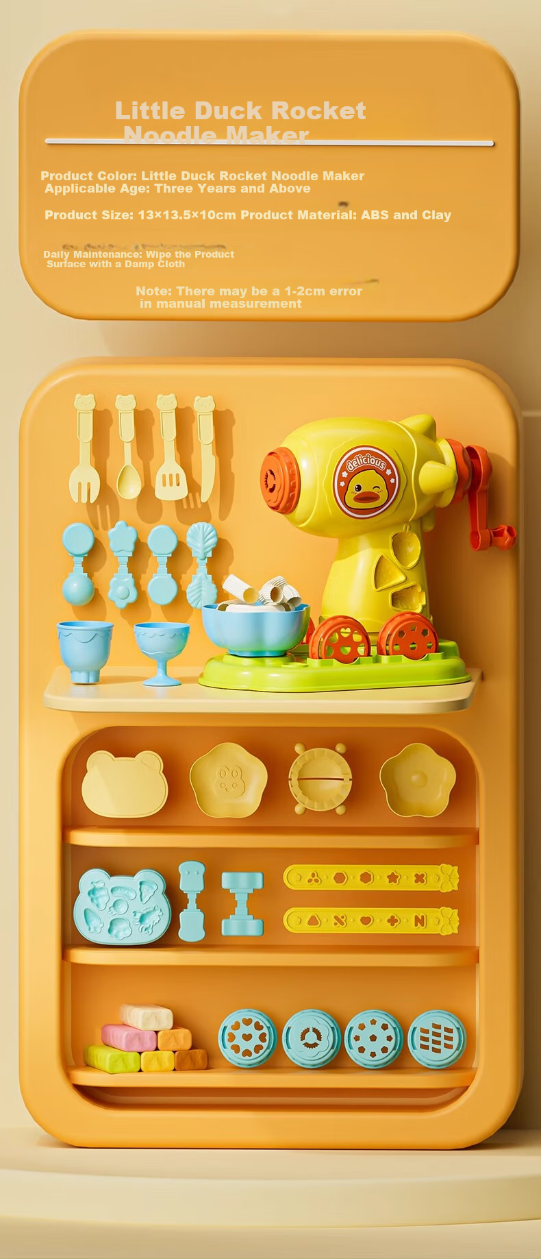 Beibeijia Playdough, Clay, Ice Cream Shop, Ice Cream Baby, Pretend Play, Toys for Girls Aged 3-6, Birthday Gift 6