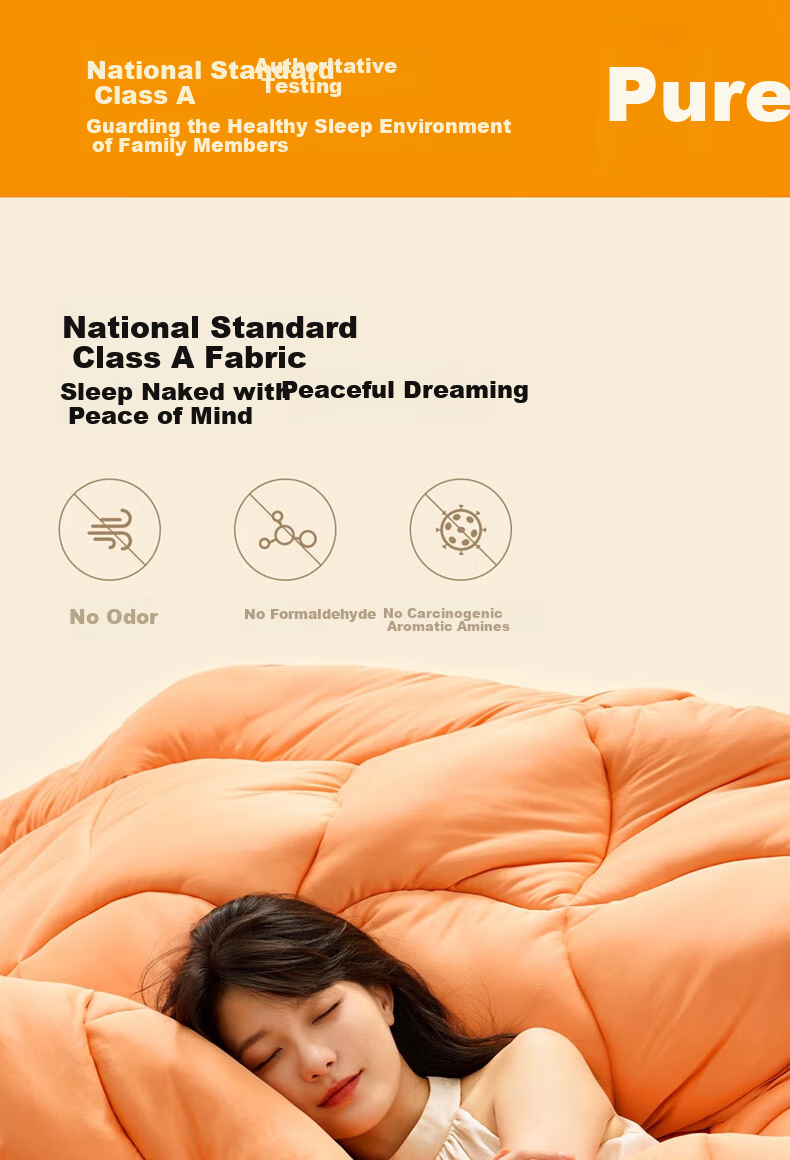 8H Heat-Retaining Antibacterial Class A White Flame Fiber Lazy Quilt Core, Spring And Autumn Comforter 4.1 Jin, 200*230cm, Blue 12