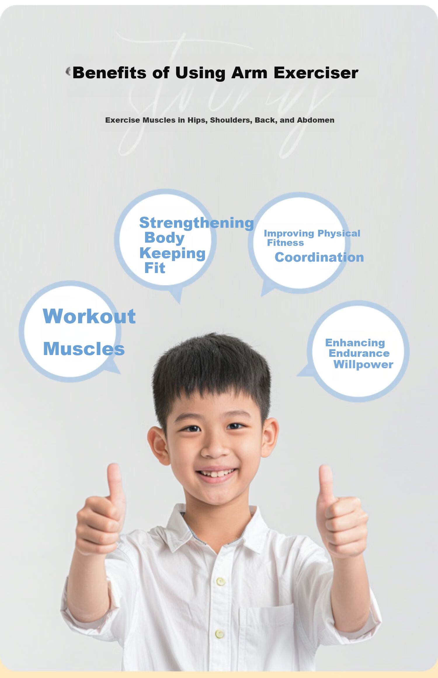 Li-Ning Children's Arm Strength Training Bar 10kg New Model Arm Strength Rod for Primary School Students, Teenagers, Boys And Girls Exercise Grip Strength 7