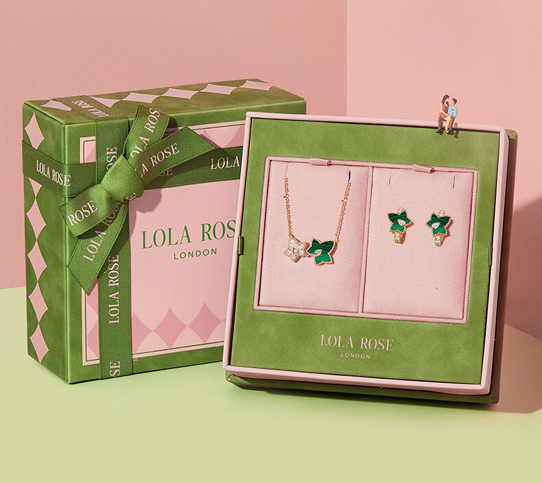 LOLA ROSE Evergreen Ivy Necklace for Women, Holiday Gift, Birthday Present for Girls 3