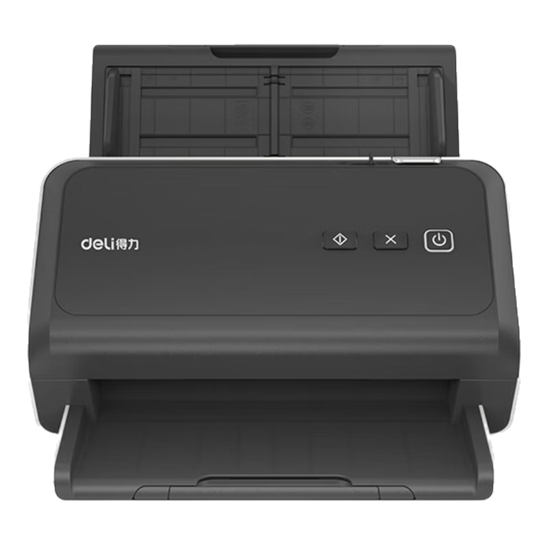 Deli DS2060 Domestic Scanner A4 Document Feeder High-Speed Scanner Automatic Continuous Scanning Double-Sided Color Document Scanning File Support Domestic Systems 60ppm/120ipm