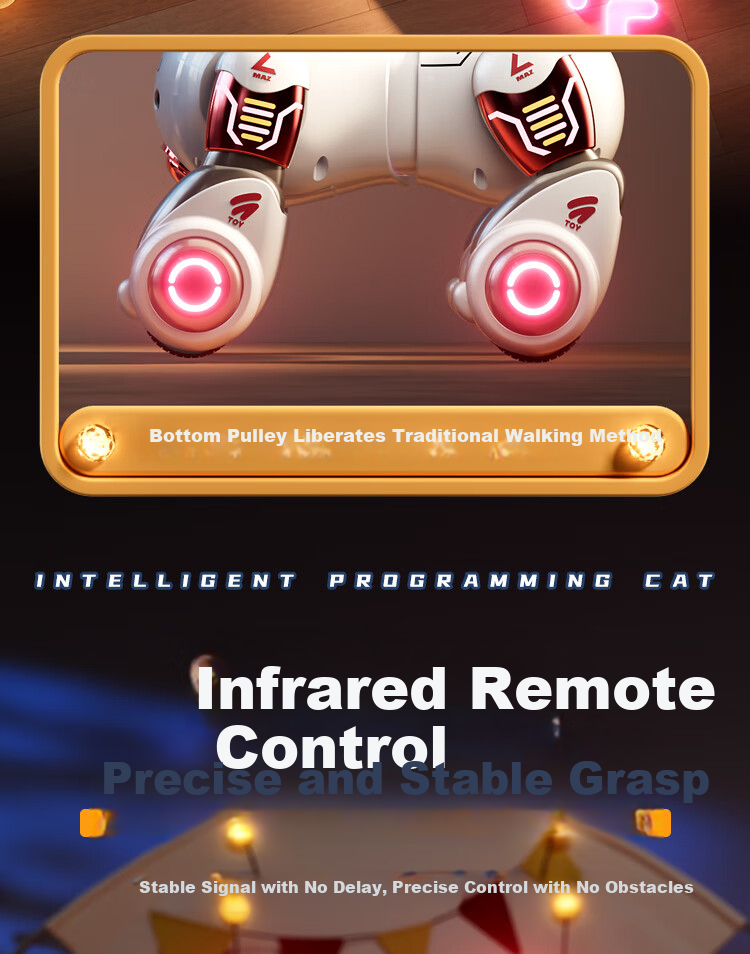 AoZhiJia Remote Control Robot Car Toy for Boys Aged 3-6 Birthday Gift Intelligent AI Robot Cat 11
