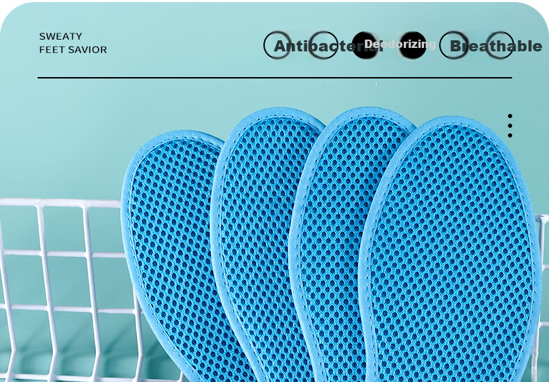 3AnGnI Anti-Odor Insoles for Men, Mugwort Breathable Sweat-Absorbing Non-Stuffy Odor-Eliminating Sports Shock-Absorbing Soft Cushioning for Long Standing 14