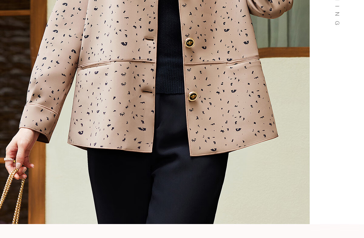YUZHAOLIN Middle-aged and Elderly Women's Spring and Autumn Coat Elegant Mom Jacket Y243U3012 9