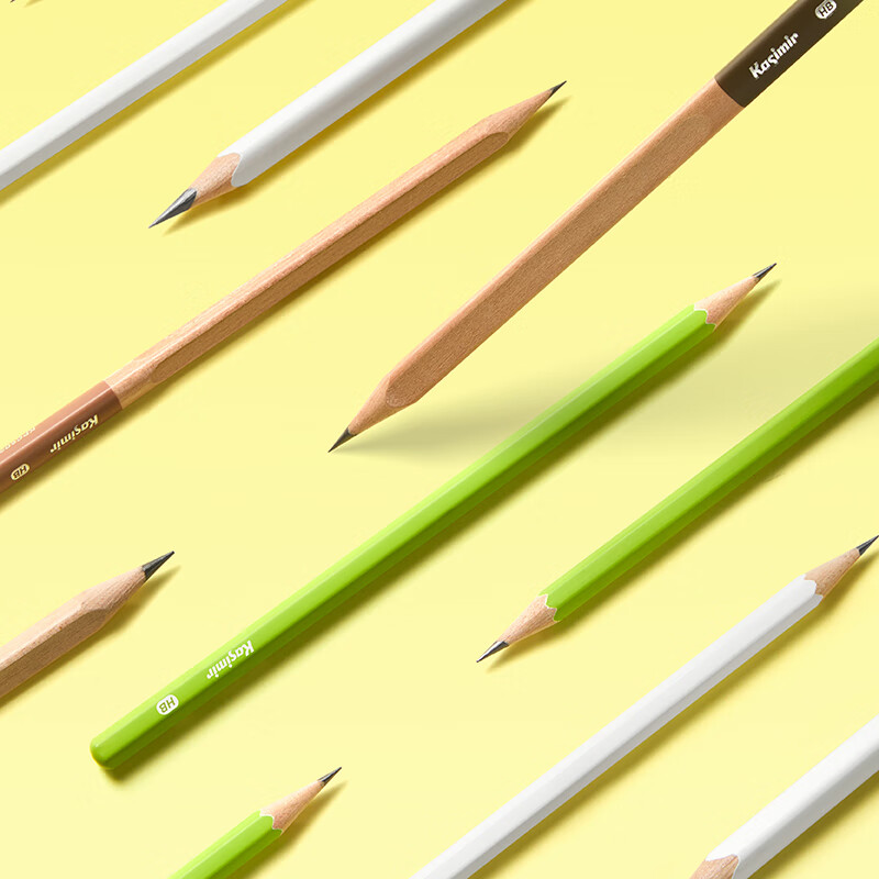 Cashmere Pencil Trial Pack for Elementary Children Kindergarten Beginners Learning Special HB Pencils Thick and Thin Non-Toxic Exam Sketch Drawing Writing Pencils