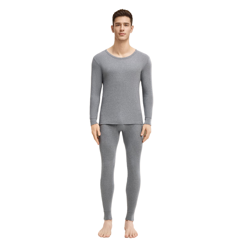Herbal Original Thermal Underwear Unisex Autumn Cotton 100% Pure Cotton 10A Antibacterial New Far-Infrared Heating Base Layer Set