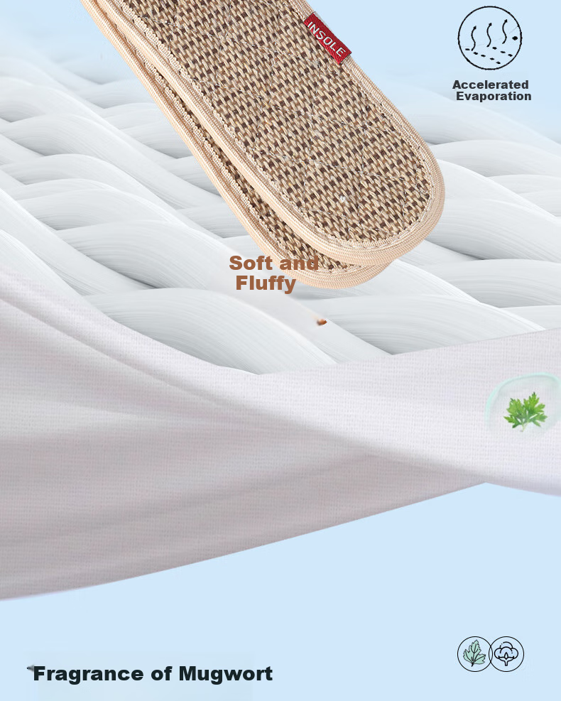 FOOTOPPO Cotton And Linen Odor-Free Insoles for Men And Women, Pure Cotton Sweat-Absorbing Insoles, Comfortable Soft-Bottomed Linen Breathable Ultra-Soft Insoles for Long-Standing 5