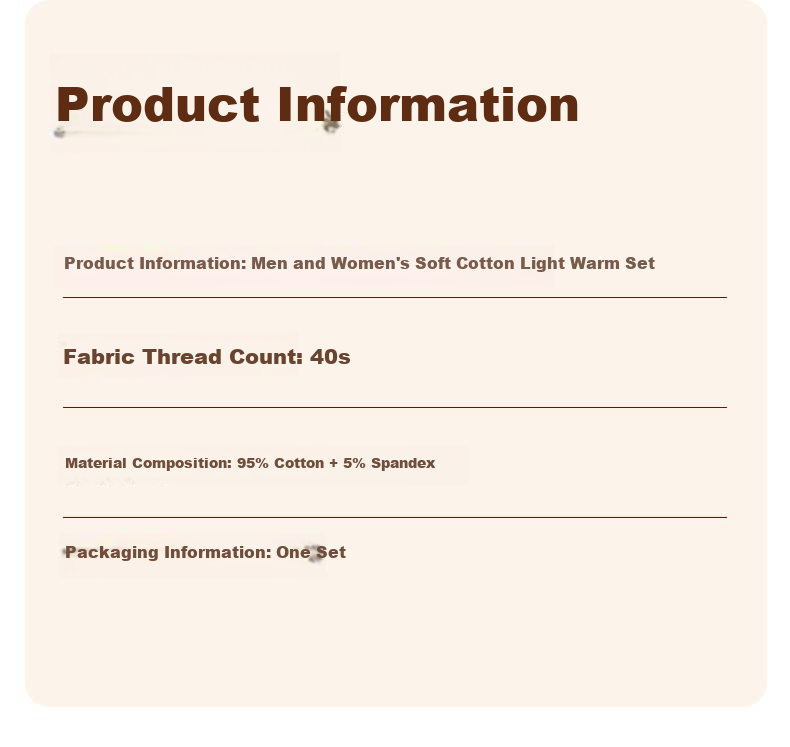 PurCotton Mall Edition Soft Cotton 4.0 Thermal Underwear 7A Antibacterial Anti-Static Lightweight Warm Autumn Top and Bottom for Men and Women 26