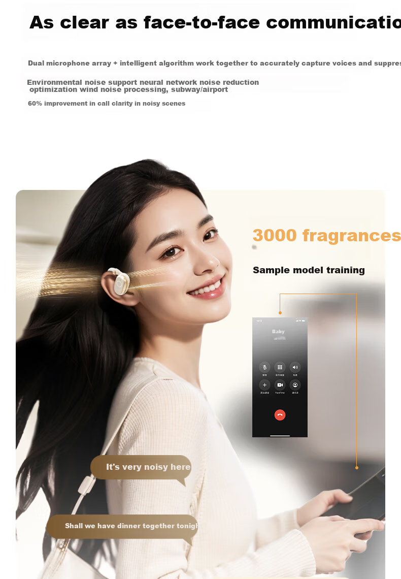 Lenovo [Authentic Lenovo Product Sold by JD] Bluetooth Headphones, Over-Ear Style, Not In-Ear Bone Conduction Concept, Open-Style High-Quality Sound, Ultra-Long Battery Life, Sports Running EA366 Black 9