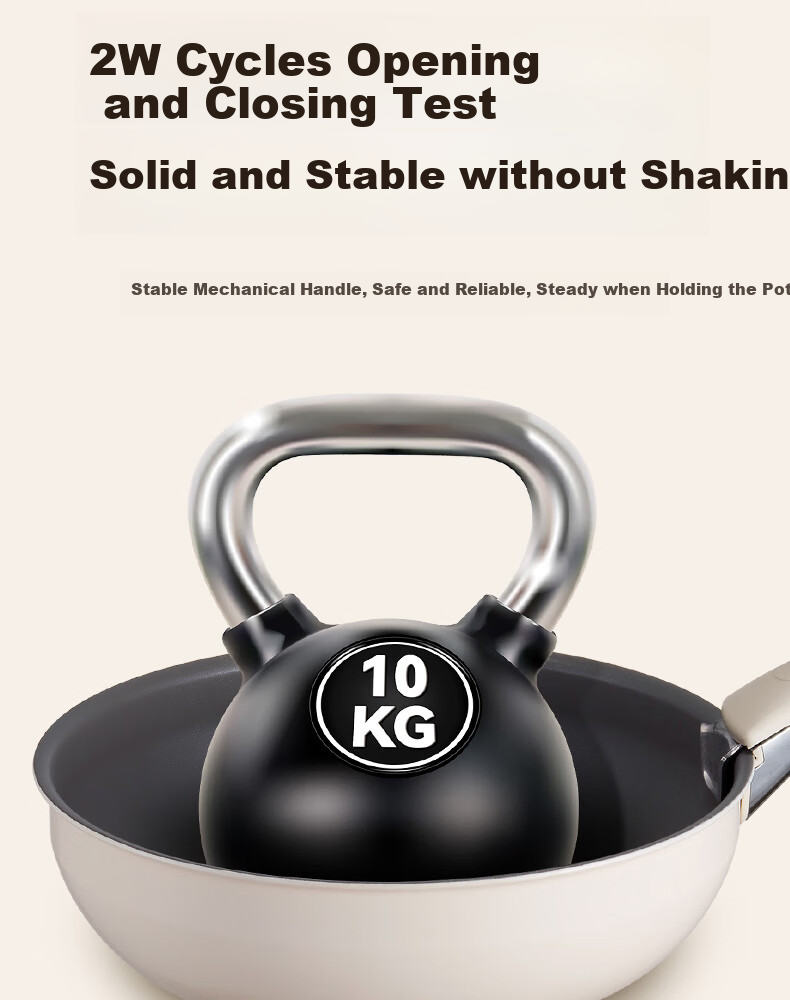 SUPOR Detachable Handle Foldable Non-Stick Ceramic Coated Multifunctional Four-Piece Cookware Set Compatible with All Stoves 6