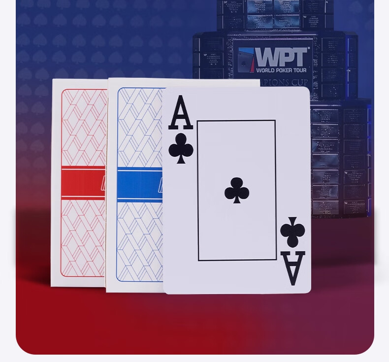 BR WPT Poker Playing Cards Plastic Tournament Professional PVC Waterproof Durable Matte 10 Decks 17