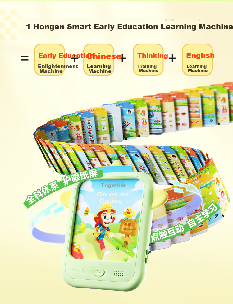 Hongen Early Education Story Machine, Soothing Sleep Aid, Singing Nursery Rhymes, for Boys And Girls, Children's Birthday And Back-To Gift, Toy for Ages 0-8 4