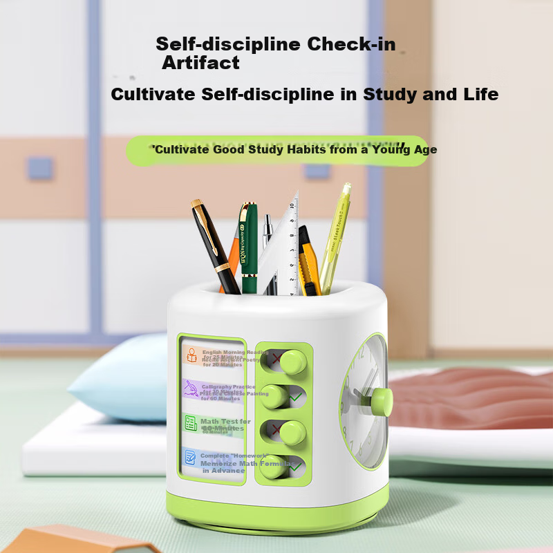 Timess Alarm Clock for Students, Wake-Up Aid, Children's Smart Clock, Visual Timer, Loud Volume Time Management Device, Silent Electronic Kitchen Baking Timer