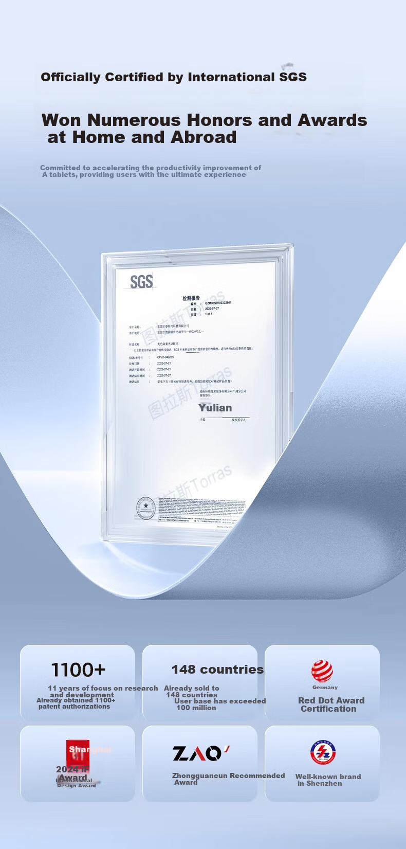 TORRAS [High-Definition Ice Crystal Film] for IPad Air8/7/6 Tempered Glass Screen Protector, 11-Inch, Compatible with 2026/25 Models, M4 Chip Tablet Protective Film, Shatterproof, Anti-Fingerprint, Ultra-Clear Protective Film 7