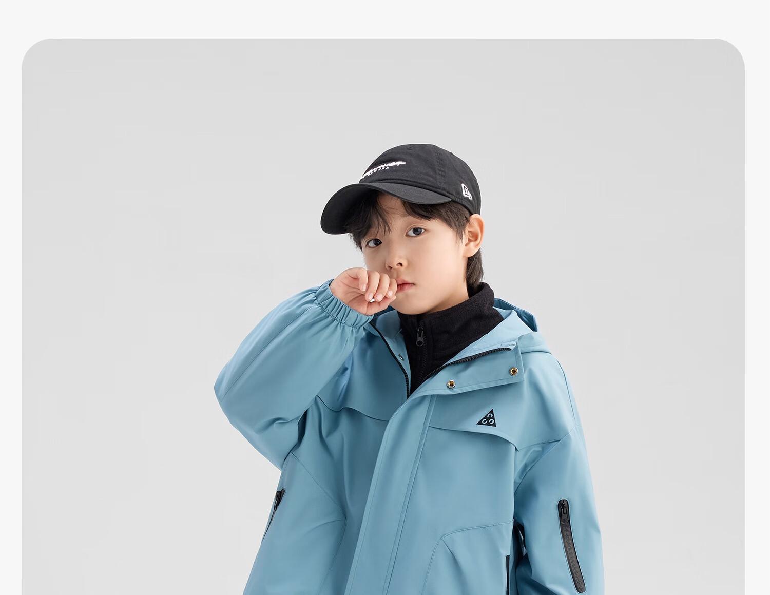 Zuo Xi Kids Children's Softshell Jacket 2025 New Autumn Boys Windproof Waterproof Coat Red 140 37