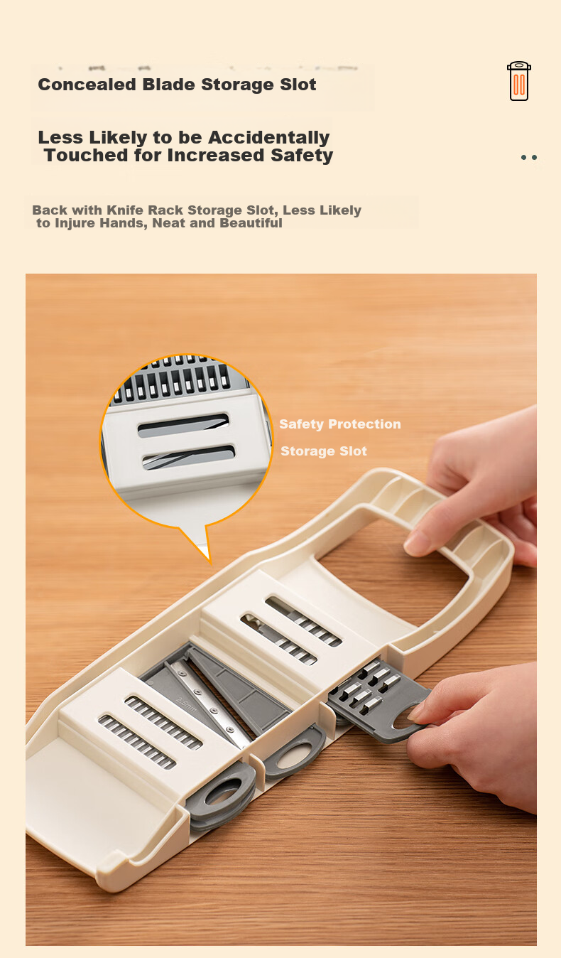 SUPOR Multifunctional Vegetable Cutter, Six-In Shredder, Slicer, And Grater KGF32AC10 12