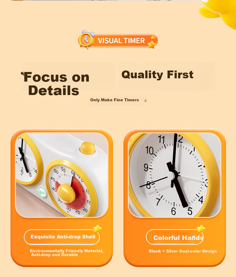 QITE Timer Alarm Clock Smart 2026 New Model Student-Specific Wake-Up Device Electronic Clock Watch Desktop Countdown Elementary School Student Learning Timer Gift 19