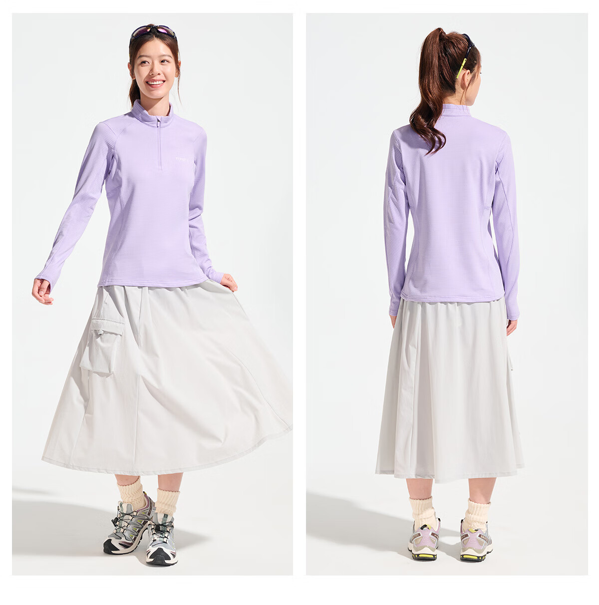 TOREAD Fleece Jacket 25 Autumn Winter Lightweight Pullover Anti-Static Warm Casual Base Layer TACCAN91005 16