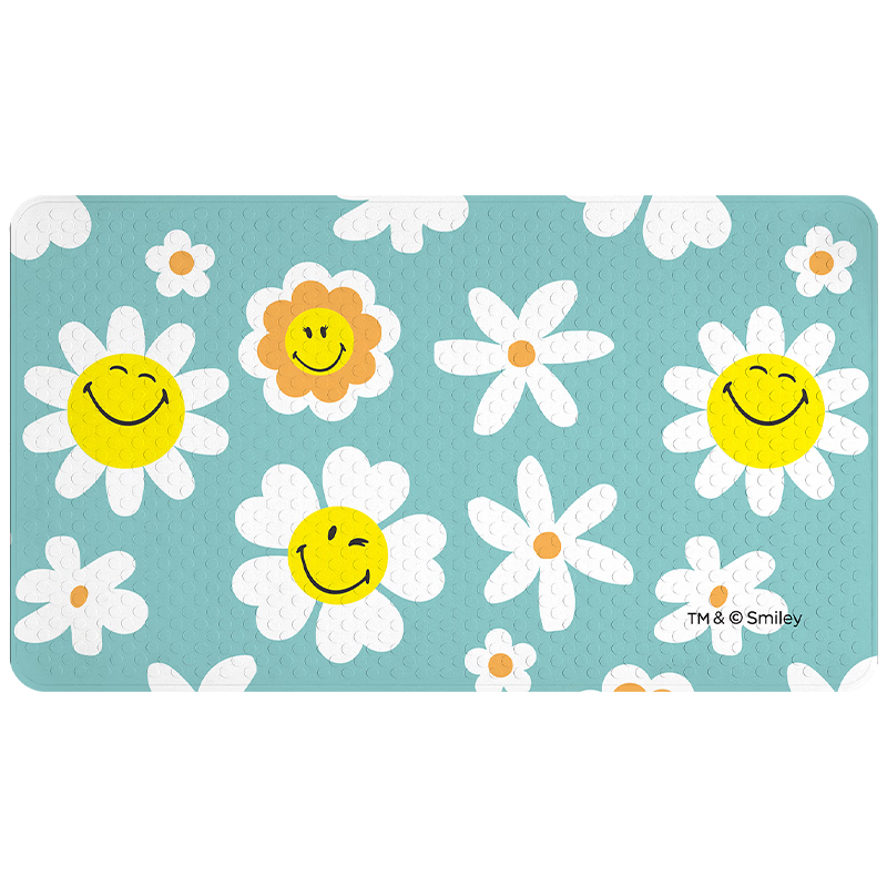 Da Jiang Smiley Collaboration Bathroom Non-Slip Mat Children's Shower Room Anti-Slip Bath Mat 60x90cm