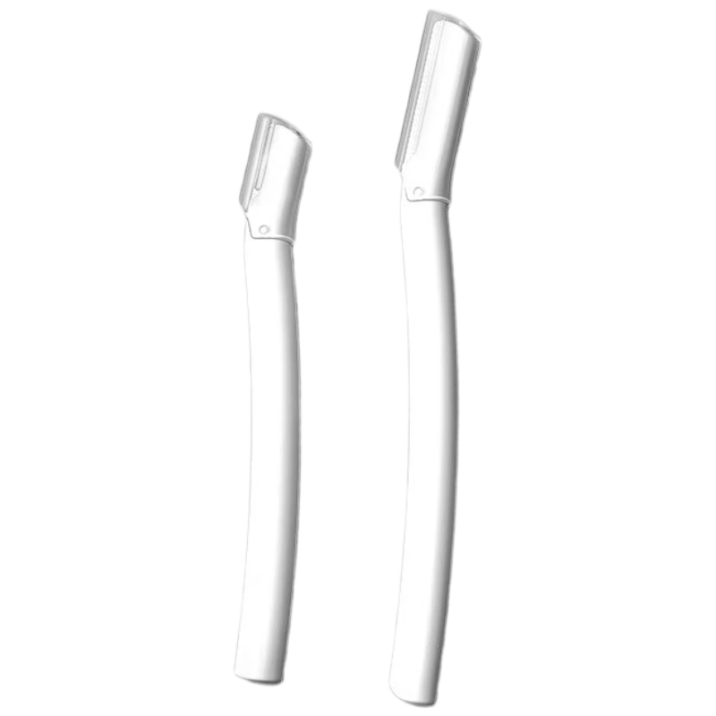 Yefili Two-Pack Eyebrow Razors with Safety Protective Net, Skin-Friendly, Suitable for Men and Women, Beginner-Friendly Eyebrow Shaping and Hair Removal Knife