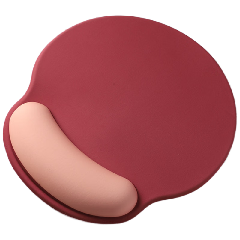 Cat Box Candy Color Wrist Rest Mouse Pad Office Keyboard Wrist Support Cute High-Value Burgundy Wrist Rest Mouse Pad