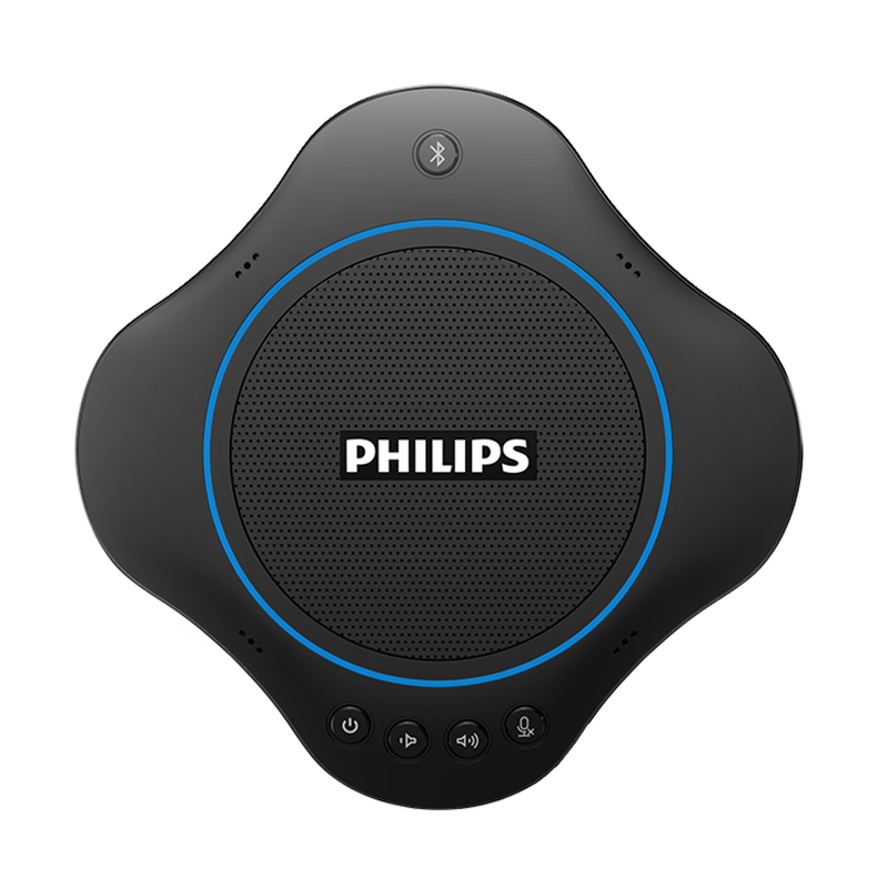 Philips Video Conference Omnidirectional Microphone Bluetooth Wireless USB Desktop Speaker PSE0500 Omnidirectional Microphone (6m Pickup Range with Speaker)