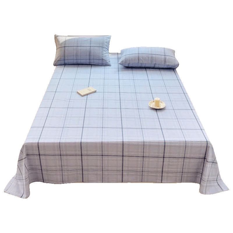 Grace A-Class Antibacterial 100% Cotton Bed Sheet Single Piece Home Bedding Cover 230x245cm Mando