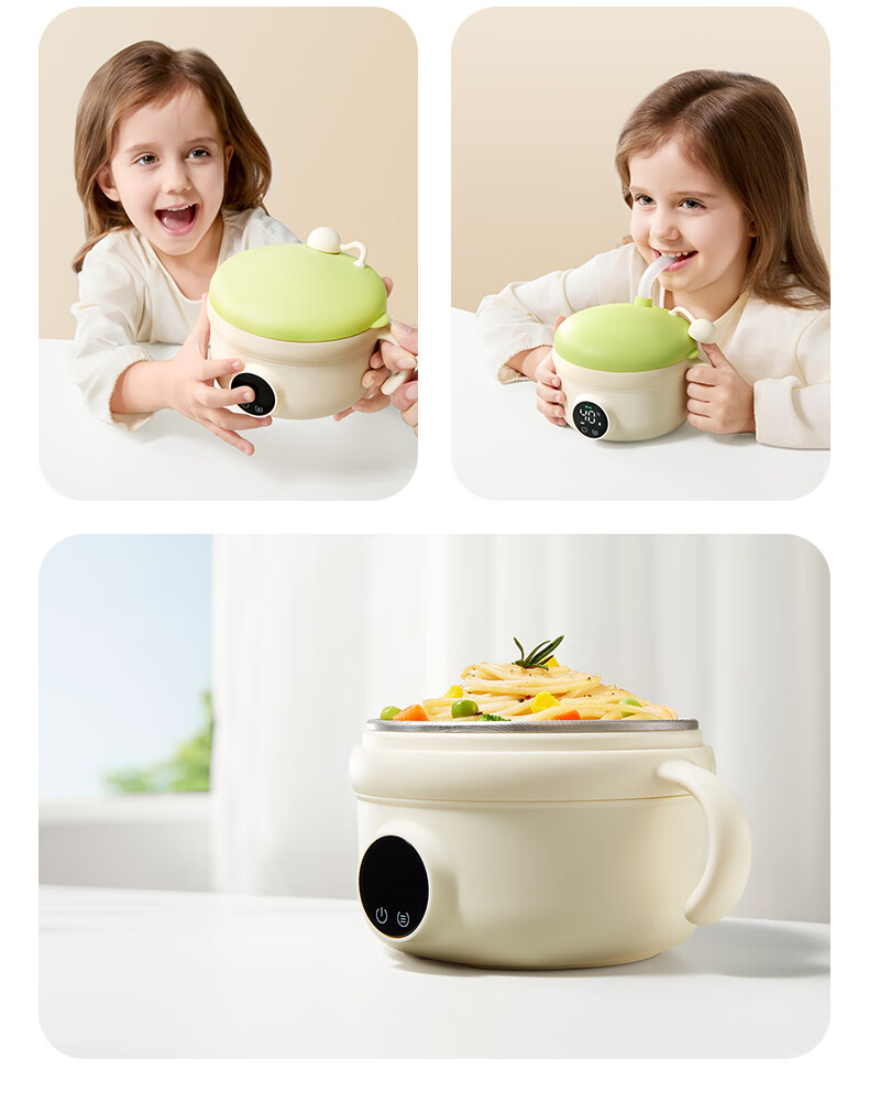 Babycare Baby West Highland Intelligent Temperature-Controlled Bowl Insulated Bowl Baby Feeding Electronic Child Anti-Drop Anti-Scald Lunch Box 26