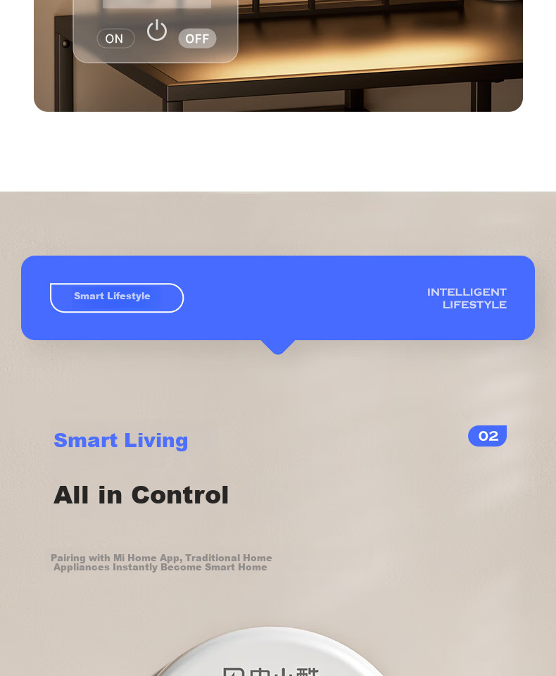 Dianxiaoku Smart Socket, WiFi Mijia APP Voice Control, Remote Timing, No Gateway Required, CP1 10A 220V, Synchronized Home Appliances, Remote Control Socket, Timer Switch Socket, Overcharge Protectio 7