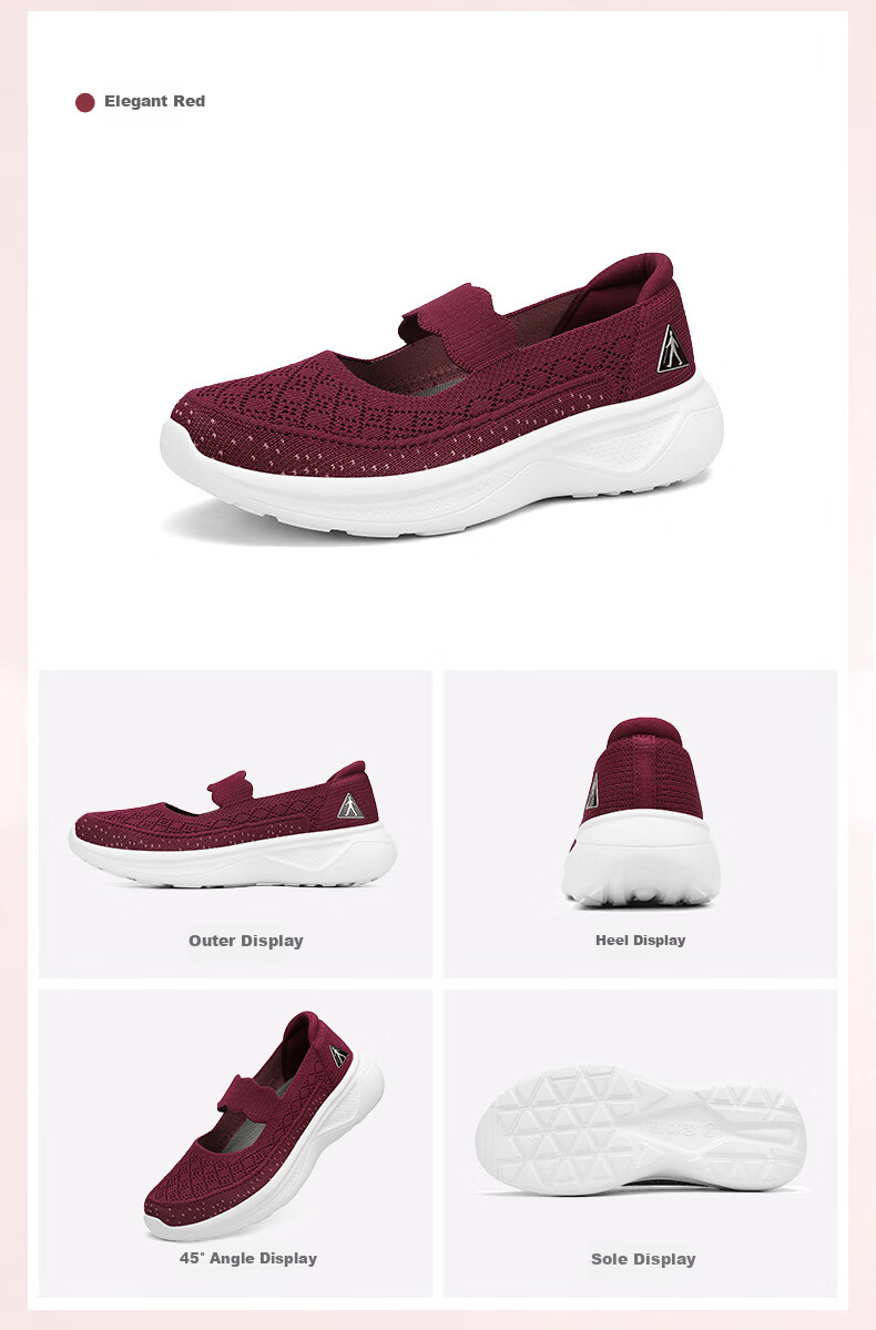 Zulijian Non-Slip Elderly Shoes for Women, 2026 Middle-Aged And Elderly Slip-On Casual Canvas Shoes, Versatile Mesh Breathable Mom Shoes 1