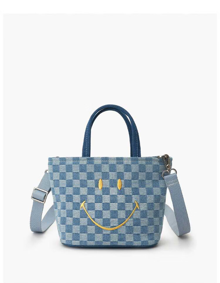 Lee × Smiley Official Smiley Face Collaboration Tote Shoulder Handbag, 38 Women's Day Gift for Girlfriend Or Wife 10