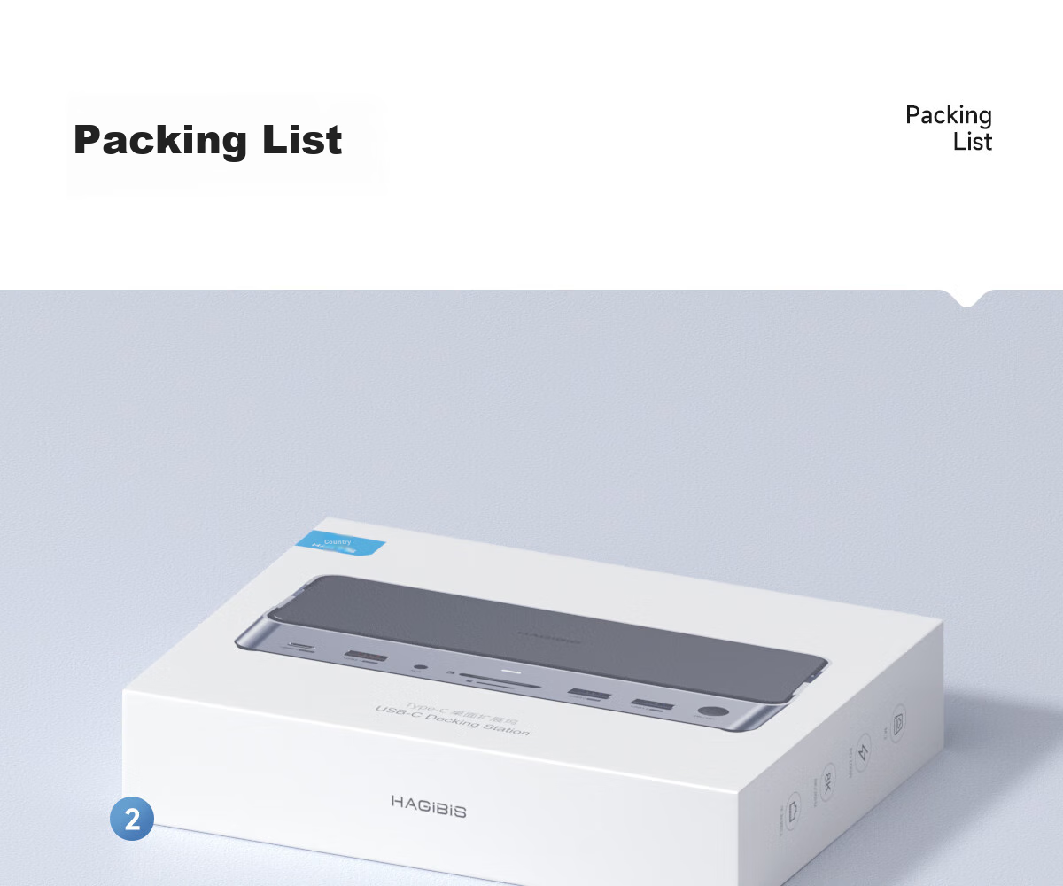 Hagibis Expansion Dock, Desktop Hub, USB Multi-Port Adapter, Type-C Hard Drive Enclosure, M.2 Expansion, Thunderbolt 4 Compatible with Apple Computers, MacBook Laptops, HDMI 28