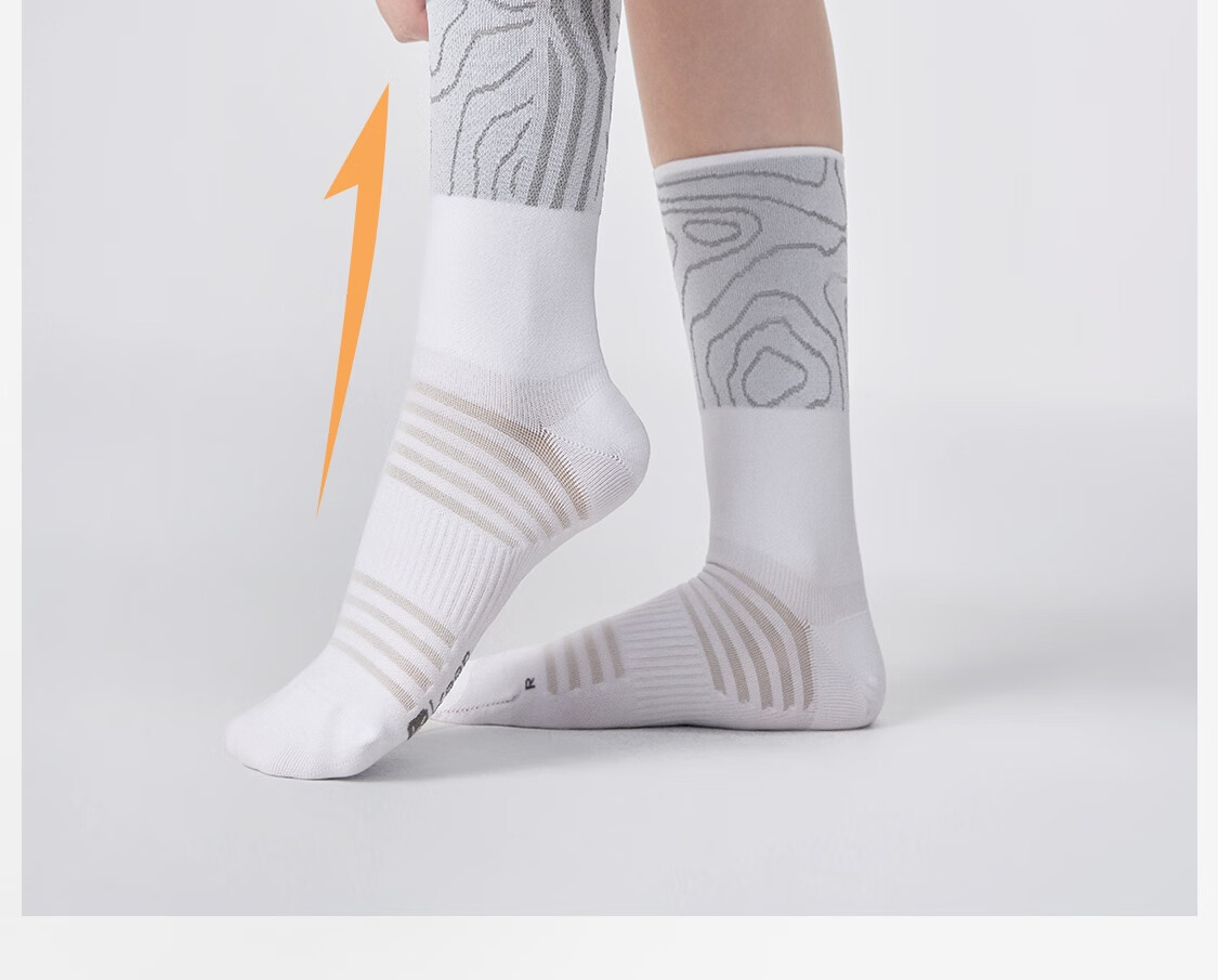 Keep Reflective Sports Socks Antibacterial Odor-Resistant Breathable Non-Slip Basketball Running Socks Unisex Badminton Green M 12
