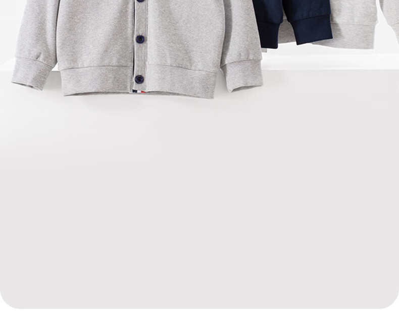 NUBIWU Boys' Cardigan, Spring New Style for Older Children, School Uniform Spring Outfit, Boys' Preppy Thin Jacket, Children's Casual Outerwear 3
