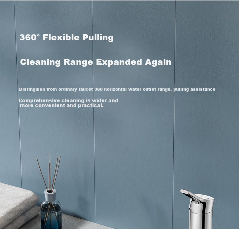 JOMOO Basin Faucet, Pull-Out Design, Hot And Cold Water, Washbasin Faucet, Face Washing Basin Faucet, 32344-574 8