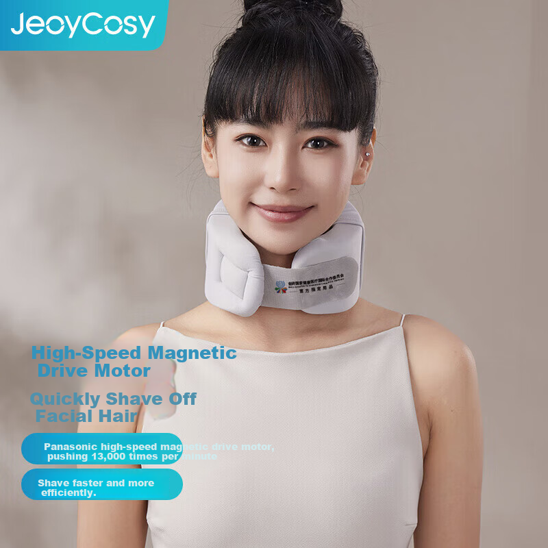 Jiancheng Home Neck Massager, Portable Head And Neck Massager Pillow for Office Use, HU2 Gray