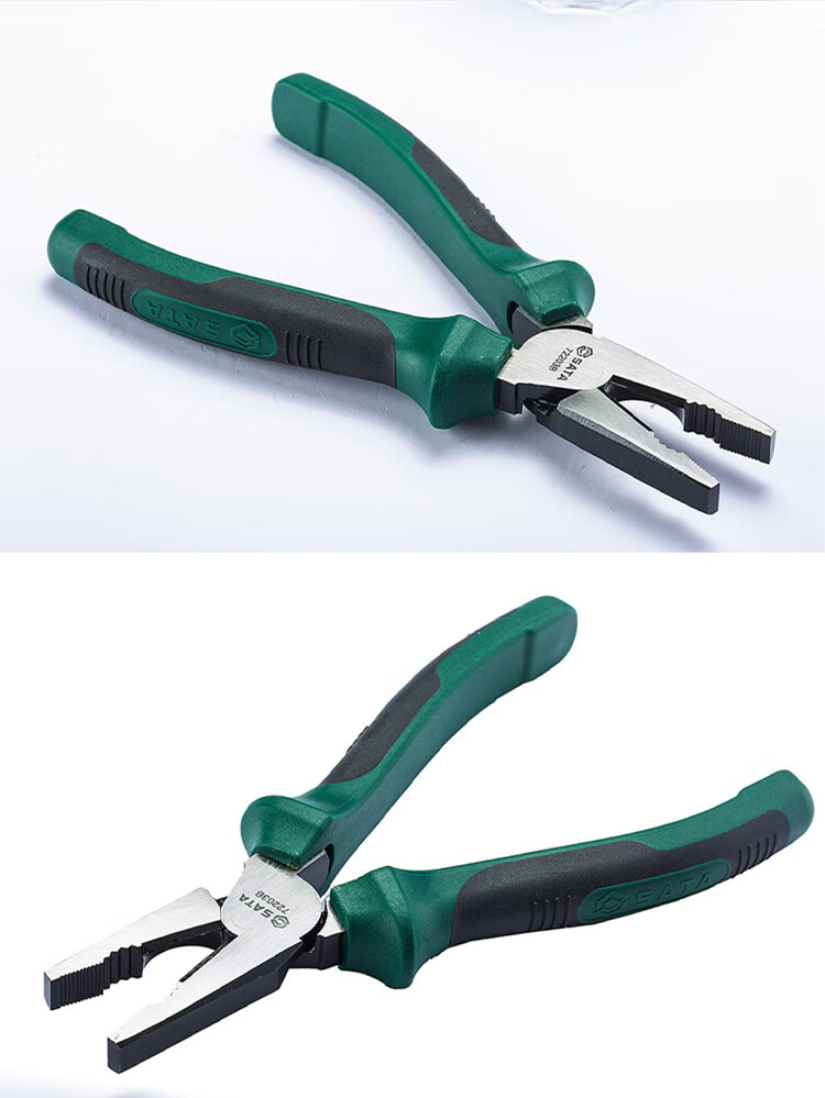 SATA 8" Effort-Saving Steel Wire Pliers 72203B 4