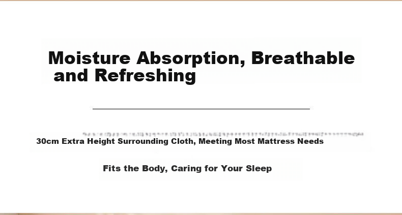 HLA A-Class 7A Antibacterial Cotton Quilted Mattress Protector Single Thickened Bed Cover Set White Three-Piece 180*200cm 2