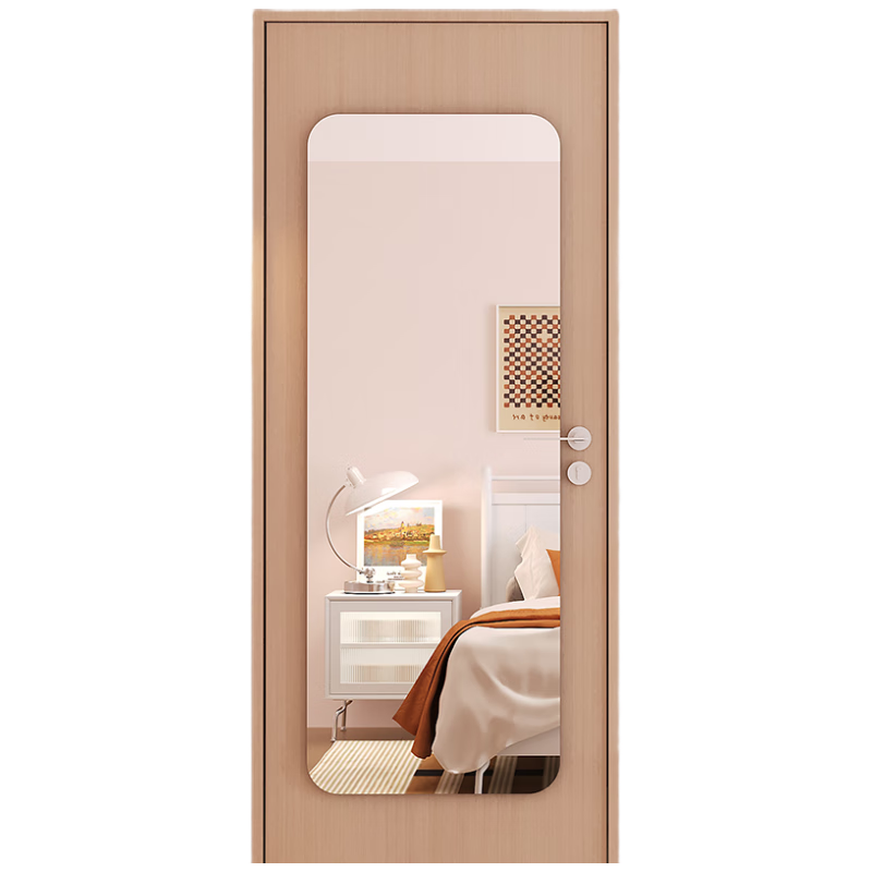 Xiangzhubian Soft Mirror Wall-Mounted Self-Adhesive Acrylic Full-Length Mirror No Drilling Bathroom Dressing Mirror Home Makeup Mirror 40*150cm